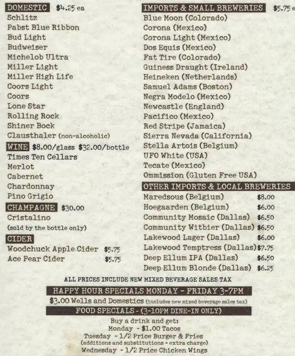 Tasty food American, Bar Foodmenu Bedford, Bedford