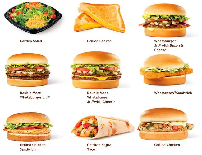 Menu of Whataburger, Allen, Allen  