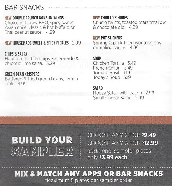 Menu of Applebee's Grill + Bar, Far North Dallas, Dallas  