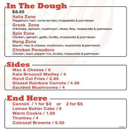 Menu of Dough Bro's, Far North Dallas, Dallas  