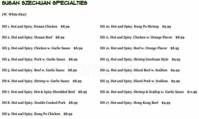 Menu of A A China Super Buffet, Burleson, Burleson  