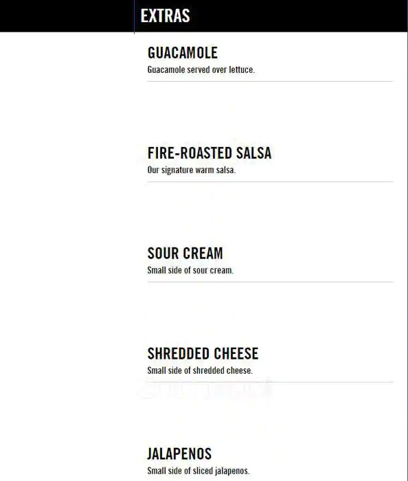 Menu of Fuzzy's Taco Shop, Carrollton, Carrollton  