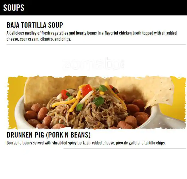 Menu of Fuzzy's Taco Shop, Carrollton, Carrollton  