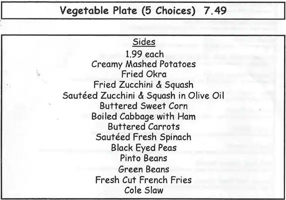 Menu of Elk's Diner, Burleson, Burleson  