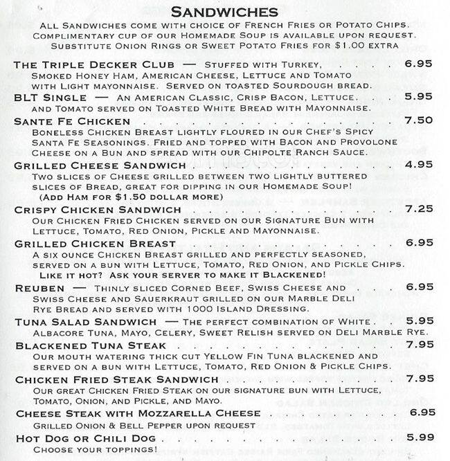 Menu of Buttermilk Cafe, Bedford, Bedford  