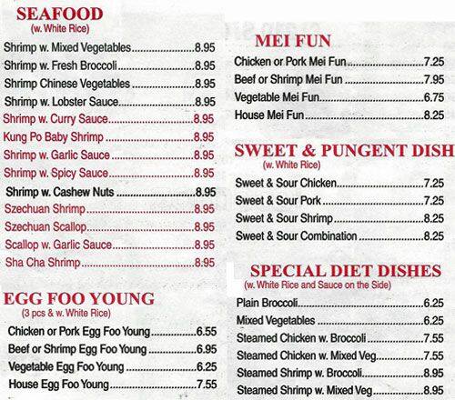 Best restaurant menu near The Village At Fairview Allen Allen