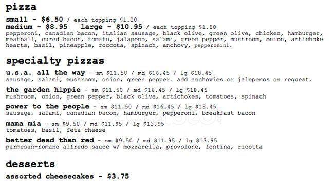 Tasty food Pizza, Americanmenu Downtown, Austin