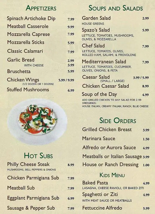 Best restaurant menu near Allen Heights Village Allen Allen