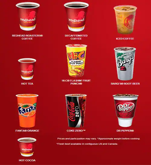 Menu of Wendy's, Burleson, Burleson  