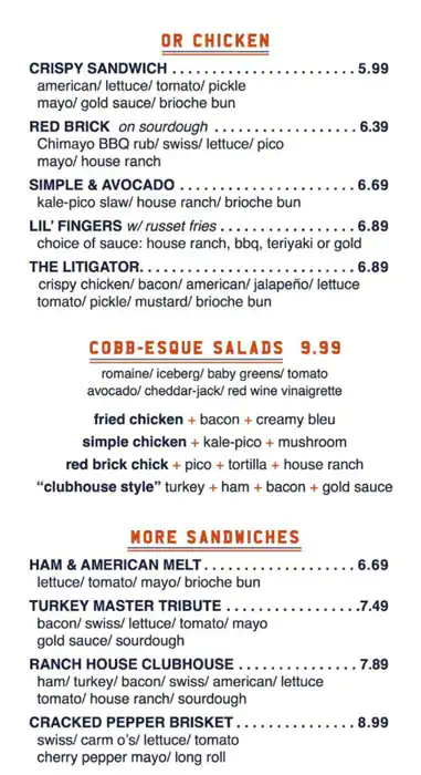 Menu of Off-Site Kitchen, Design District, Dallas  