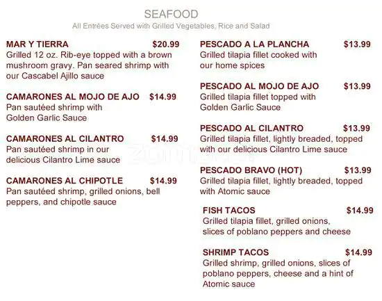 Menu of Lupe's Tex Mex Grill, Arlington, Arlington  