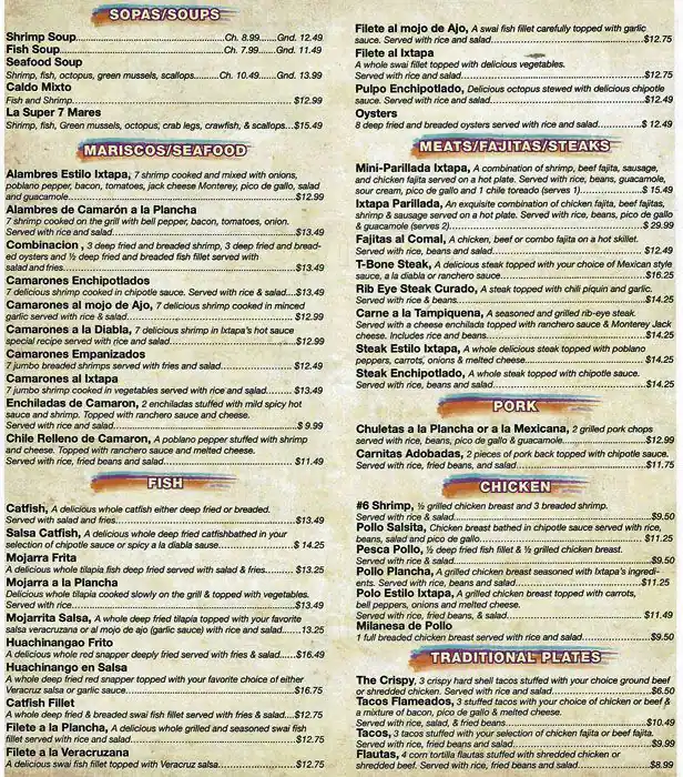 Best restaurant menu near Allen Street Dallas