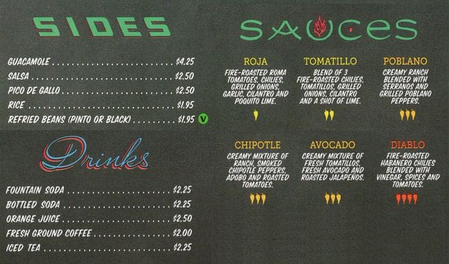 Tasty food Tacomenu South Zang Boulevard, Dallas