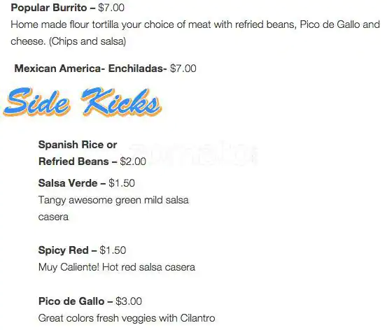 Menu of La Popular Tamale House, Downtown, Dallas  