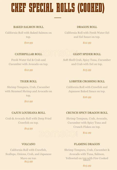 Menu of Kays Restaurant & Bar, Lovefield, Dallas  