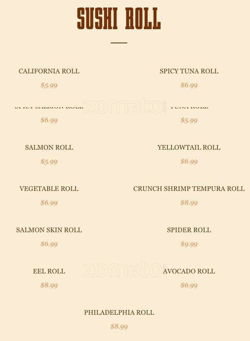 Menu of Kays Restaurant & Bar, Lovefield, Dallas  