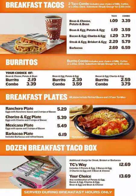Tasty food Tex-Mexmenu Carrollton, Carrollton