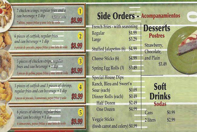 Menu of Signature Sport Wings, Far North Dallas, Dallas  