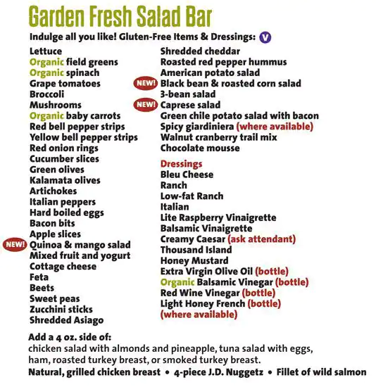 Menu of Jason's Deli, Northwest Dallas, Dallas  