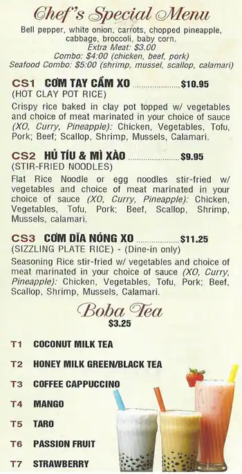 Menu of Pho 88, Bishop Arts District, Dallas  