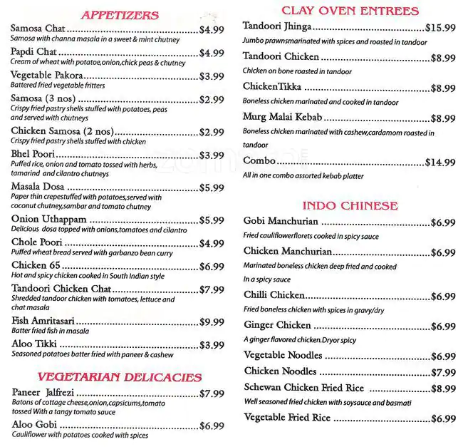 Best restaurant menu near Allen Heights Village Allen Allen