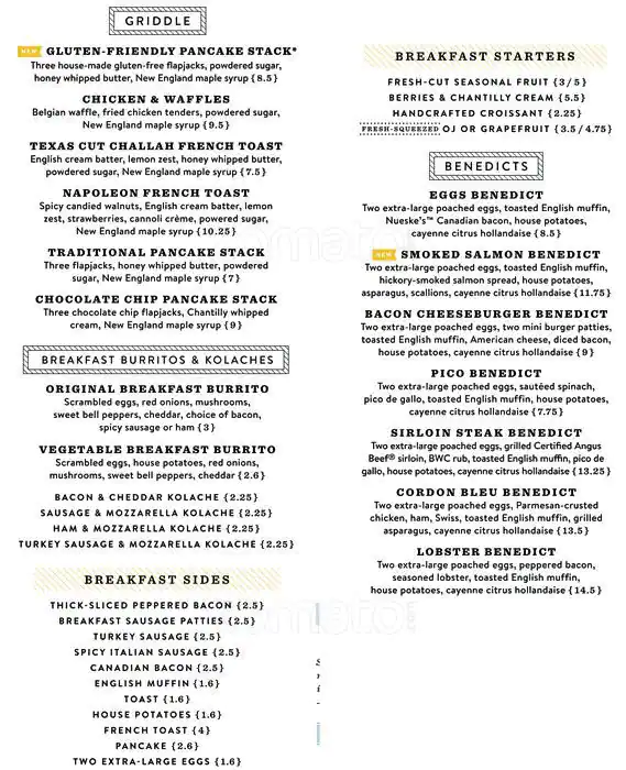 Best restaurant menu near Allen Allen