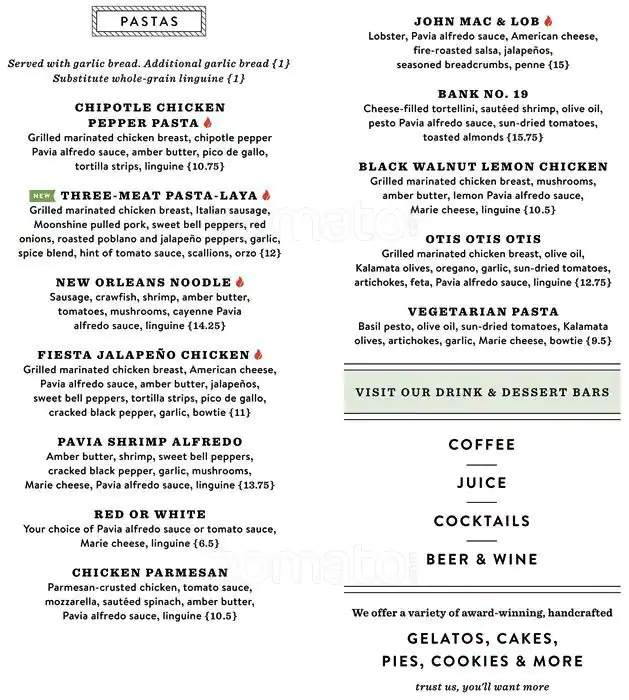 Menu of Black Walnut Cafe, Allen, Allen  