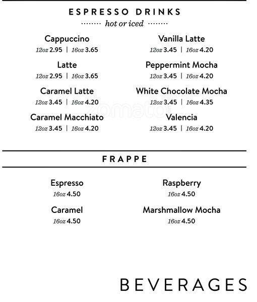 Menu of Black Walnut Cafe, Allen, Allen  