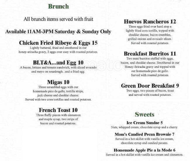 Best restaurant menu near South Harwood Street Dallas
