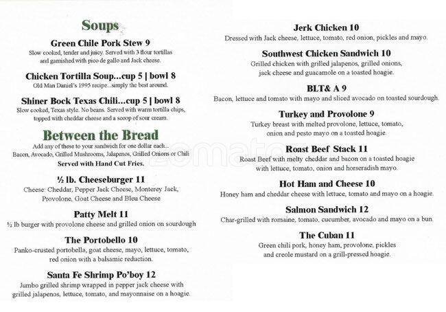 Menu of Green Door Public House, Downtown, Dallas  