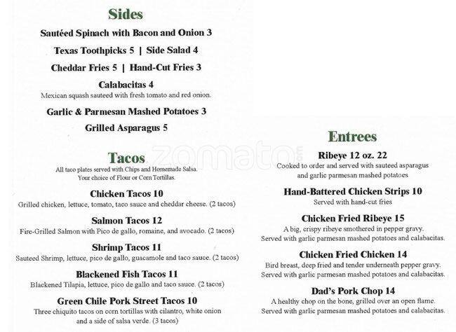 Menu of Green Door Public House, Downtown, Dallas  