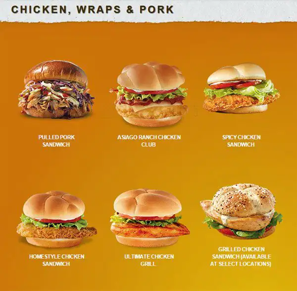 Menu of Wendy's, Boerne, Boerne  