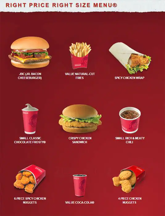 Menu of Wendy's, Boerne, Boerne  