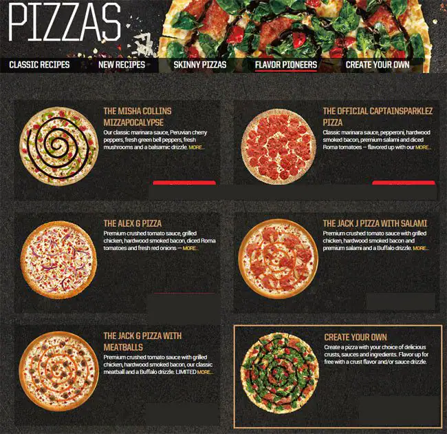 Menu of Pizza Hut, Boerne, Boerne  