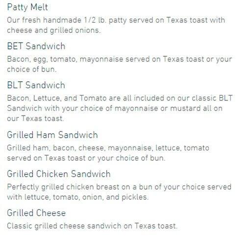 Best restaurant menu near Abilene Abilene
