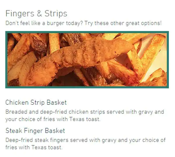 Menu of Heff's Burgers, Abilene, Abilene  