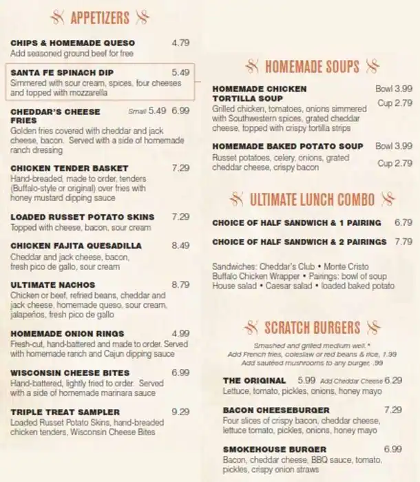 Best restaurant menu near Amarillo Amarillo