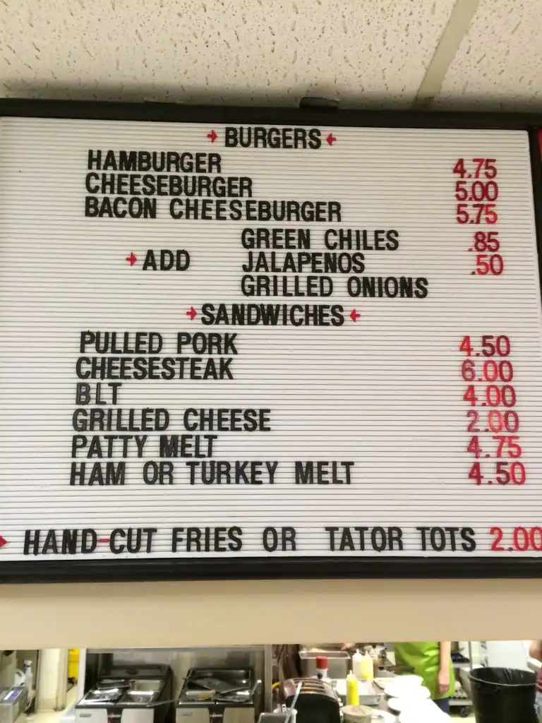 Menu of City Cafe, Amarillo, Amarillo  