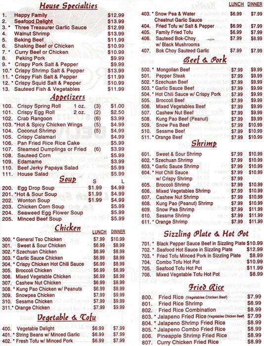 Best restaurant menu near Dalworthington Gardens Arlington