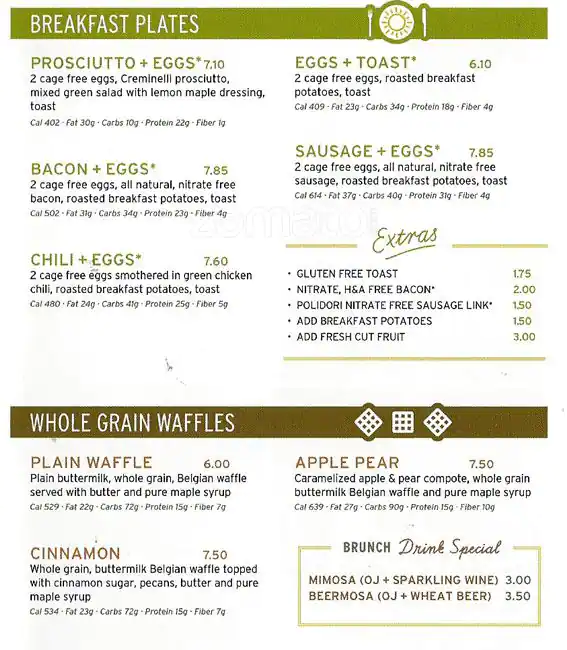 Menu of Modmarket, North Dallas, Dallas  