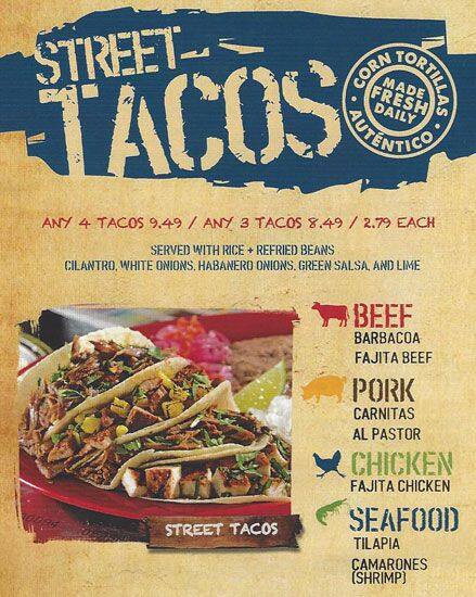 Menu of Ojos Locos, Northwest Dallas, Dallas  