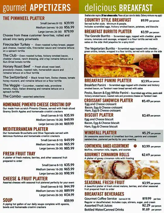 Tasty food Sandwichmenu Downtown, Austin