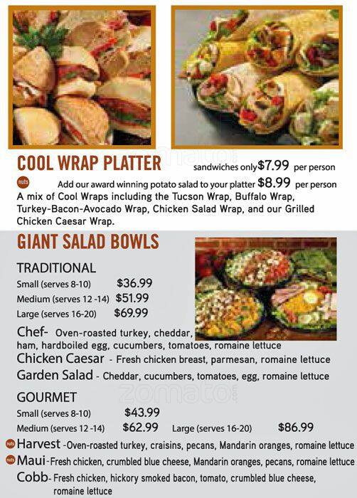 Menu of Rising Roll, Downtown, Austin  