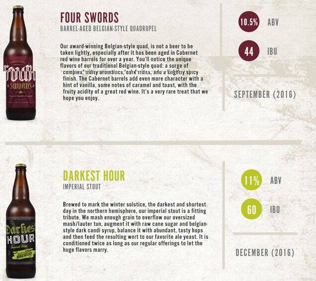 Menu of Deep Ellum Brewing Co. Taproom, Deep Ellum, Dallas  