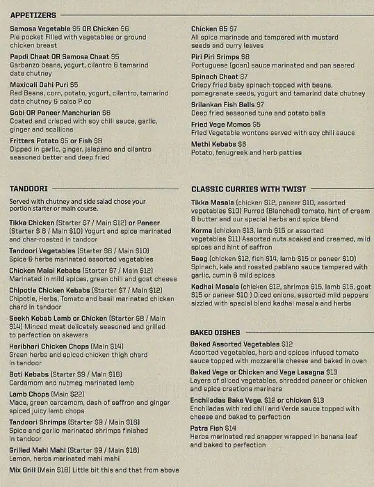 Best restaurant menu near Star Creek Allen Allen