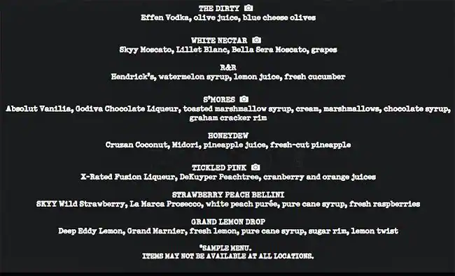 Menu of Bar Louie, Allen, Allen  