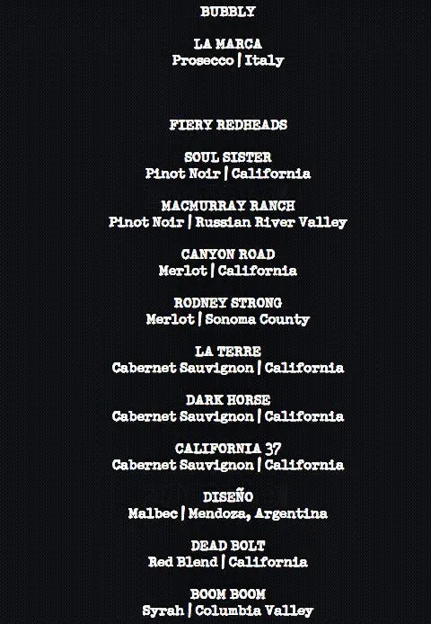 Menu of Bar Louie, Allen, Allen  