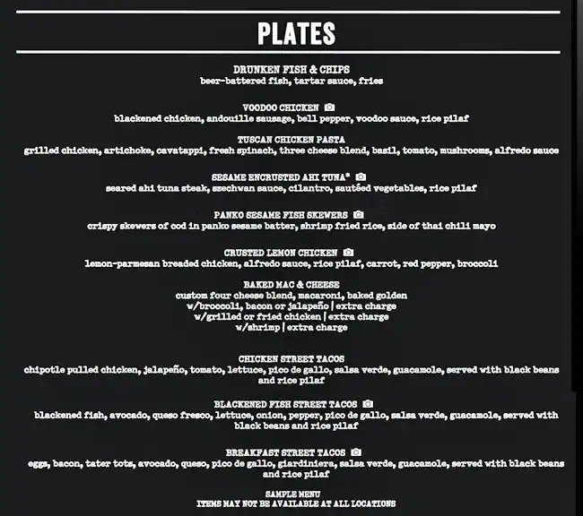 Menu of Bar Louie, Allen, Allen  