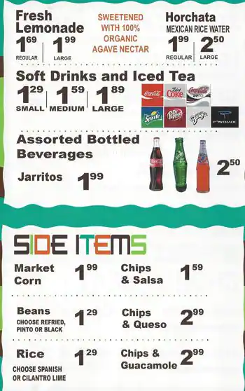 Menu of Insanely Good Burritos & Tacos, Burleson, Burleson  