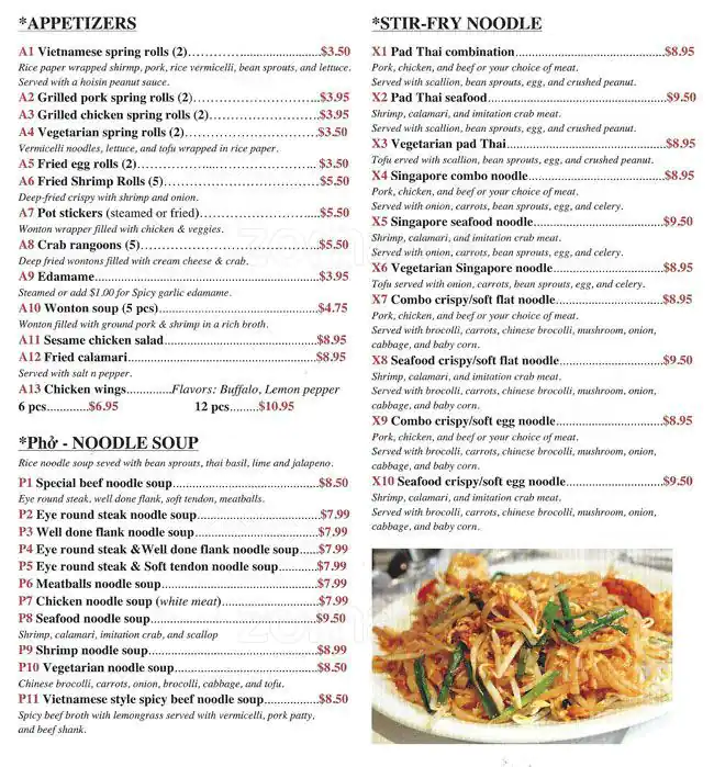 Best restaurant menu near Wilshire Plaza Burleson Burleson